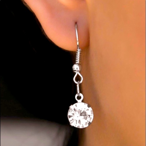 What a Gem - White Blockbuster Necklace - Picture 2 of 2